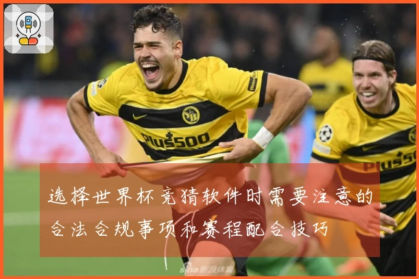 选择世界杯竞猜软件时需要注意的合法合规事项和赛程配合技巧
